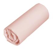 Drap housse uni - 140x190cm - percale de coton