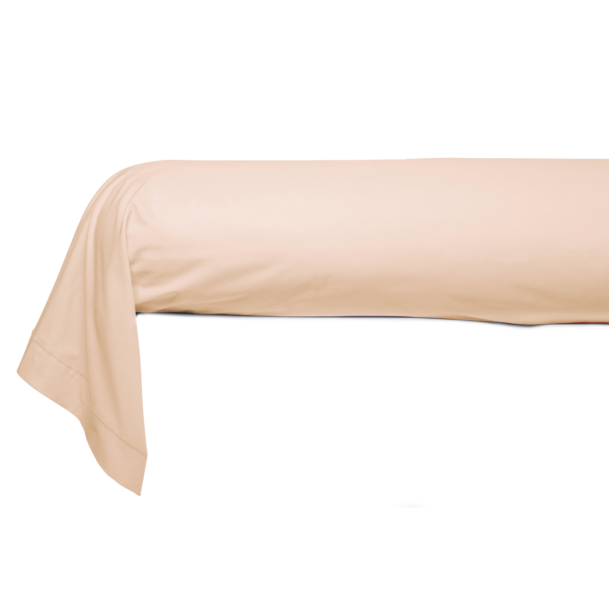 Taie de traversin unie - 86x185cm percale de coton Blanc