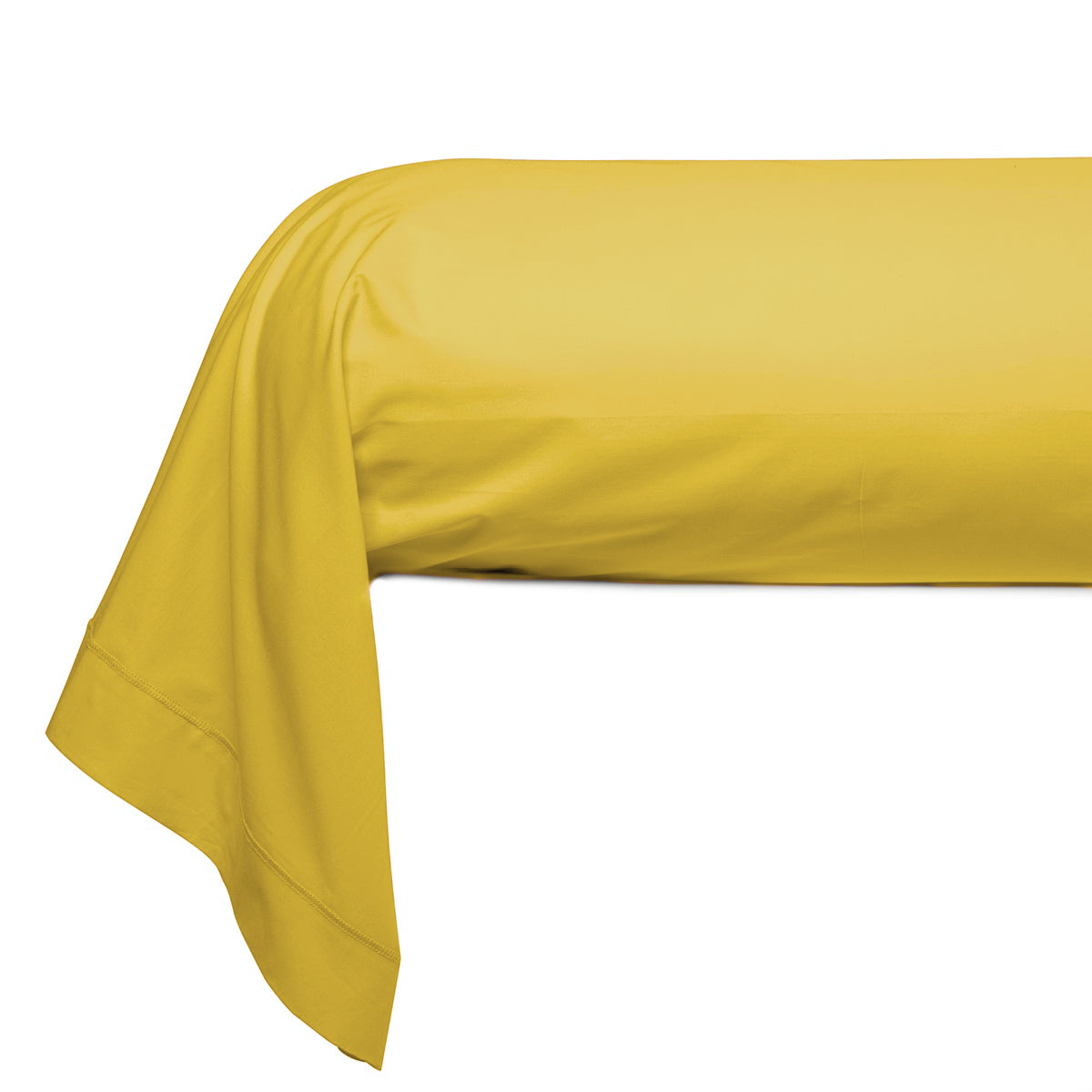 Taie de traversin unie - 86x185cm percale de coton Blanc