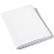 Drap plat uni - 270x310cm - percale de coton