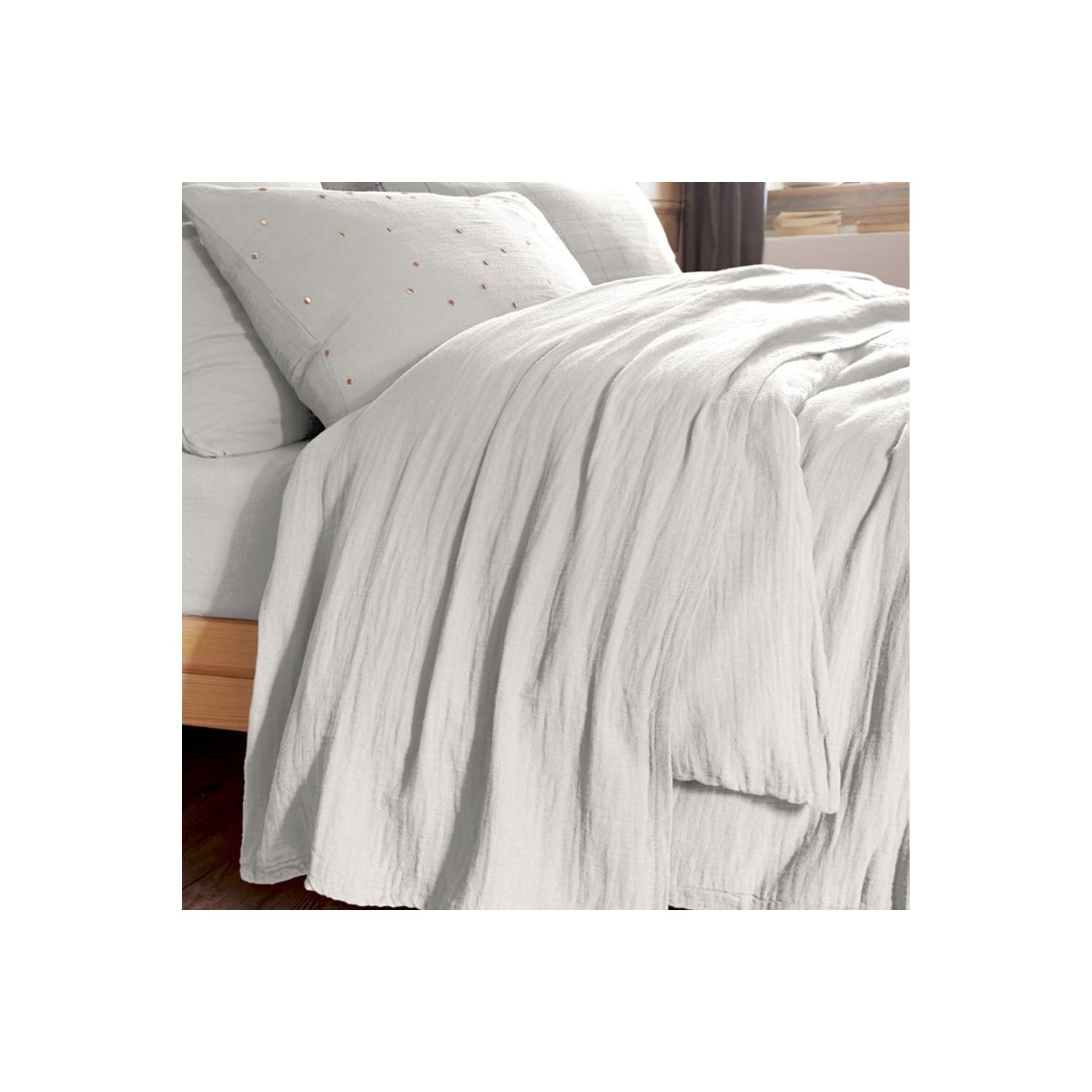 Drap plat Gaze de coton Nuage