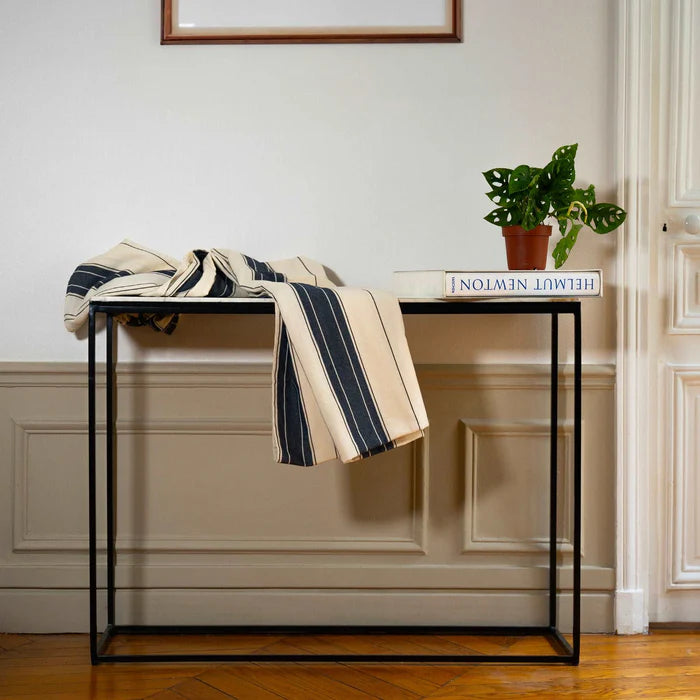 Couvre-lit Itaca Blanc & Bleu - Coton