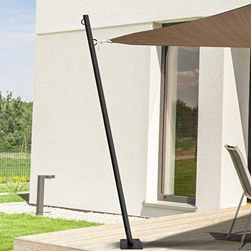 Poteaux extérieurs pour voile d'ombrage - lot de 2