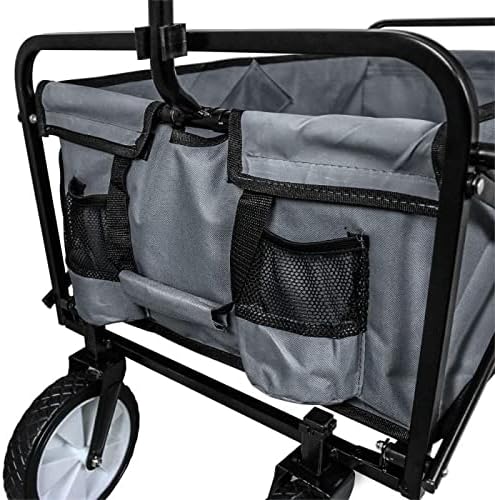 Chariot Pliable de Jardin 70 kg – Gris