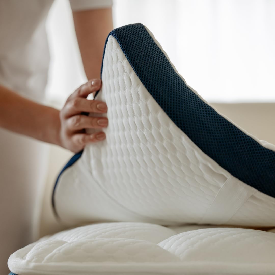 Surmatelas Premium Cloudy - Epaisseur 5cm - Gel à Mémoire de Forme et Tissu Respirant - très moelleux