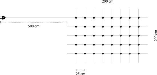 Guirlandes Lumineuses 160 led 2x2 mètres