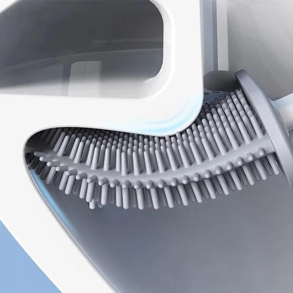 Brosse WC Flexible en Silicone, ultra hygiénique