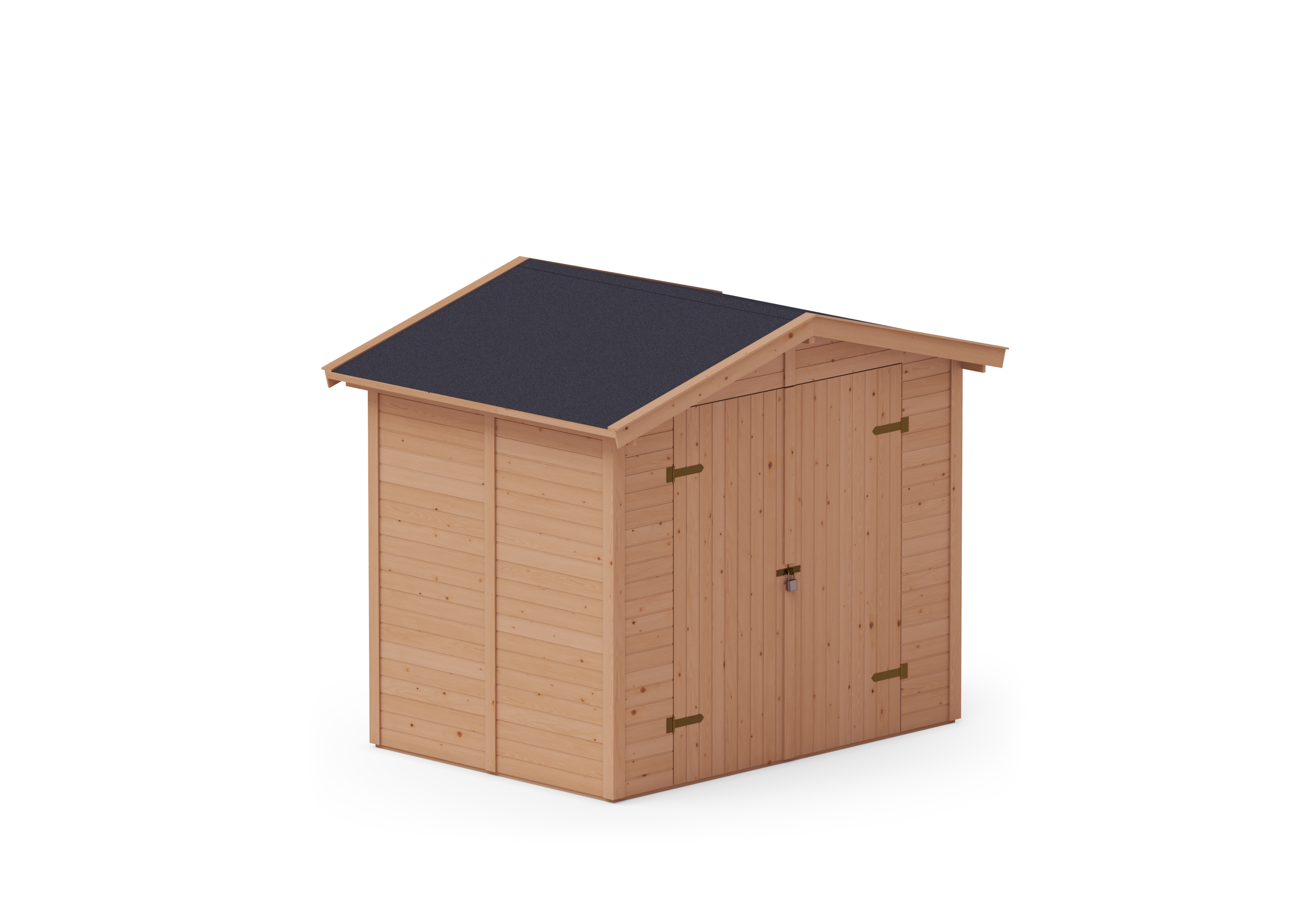 Abri de jardin en bois 240x170 cm Marron