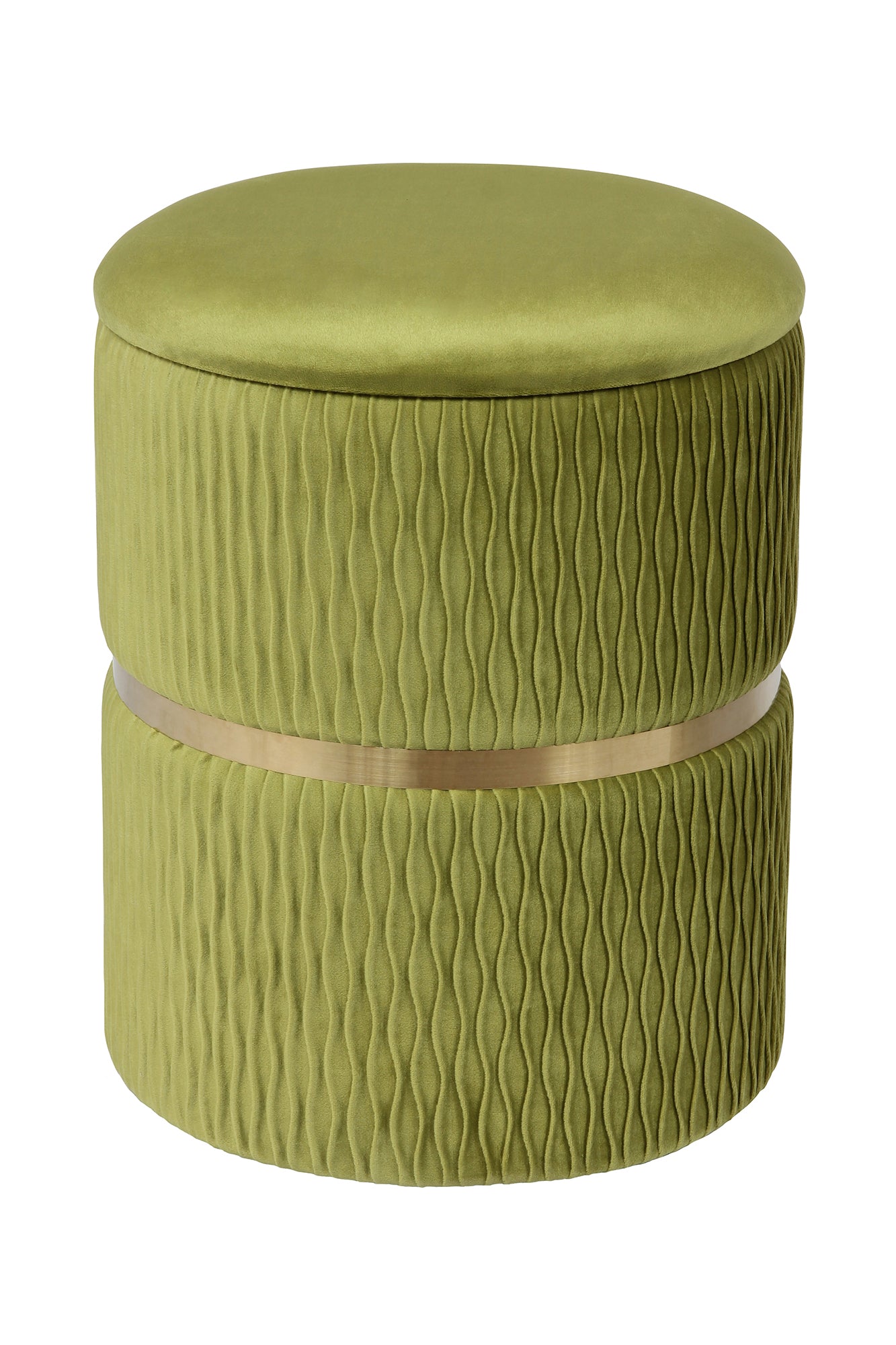 Lot de 2 tabourets vert pistache - Zora
