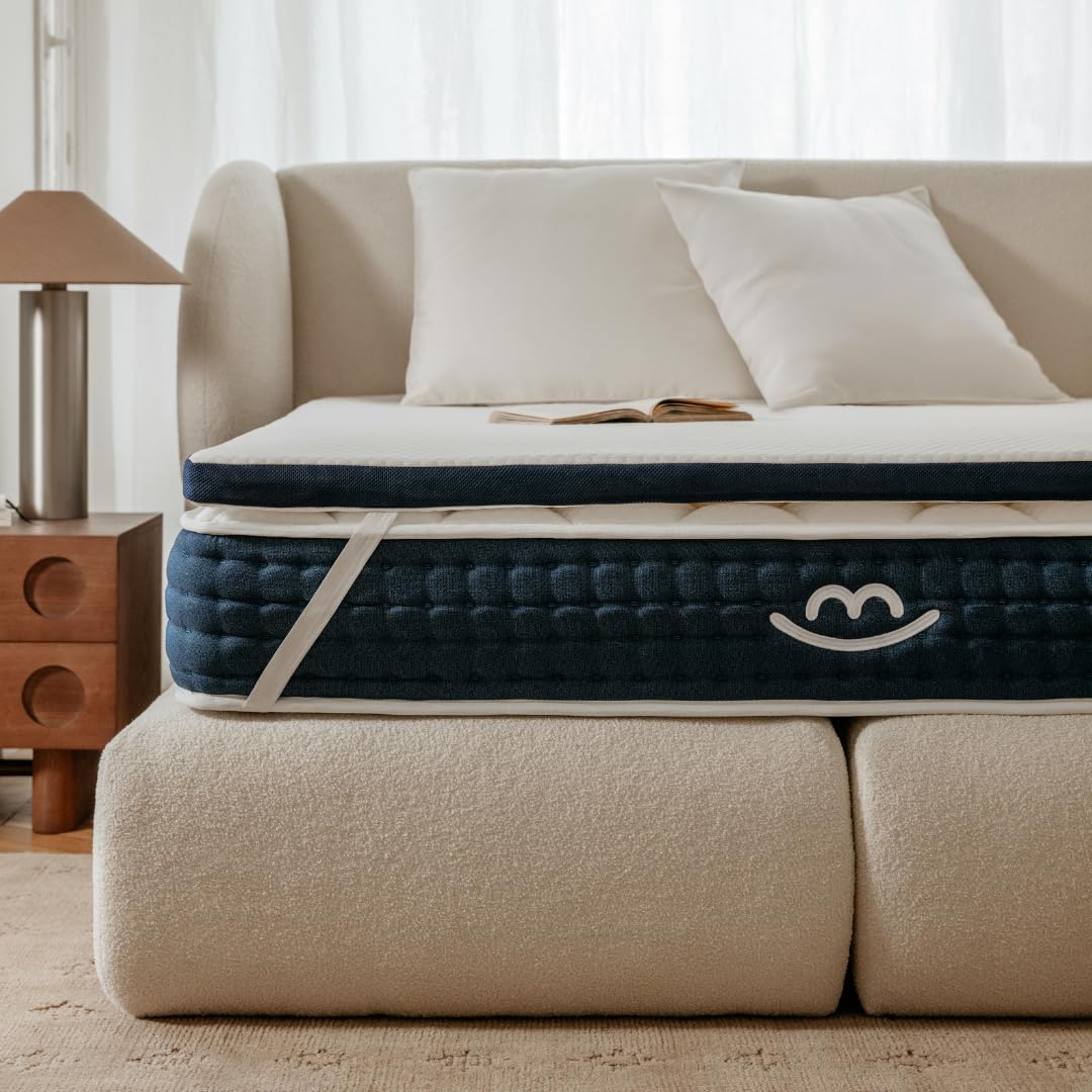 Surmatelas Premium Cloudy - Epaisseur 5cm - Gel à Mémoire de Forme et Tissu Respirant - très moelleux