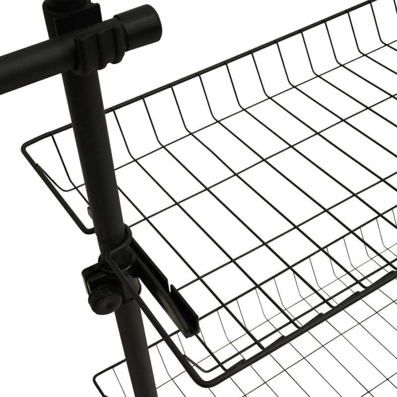 Penderie télescopique double avec rangements intégrés H278cm