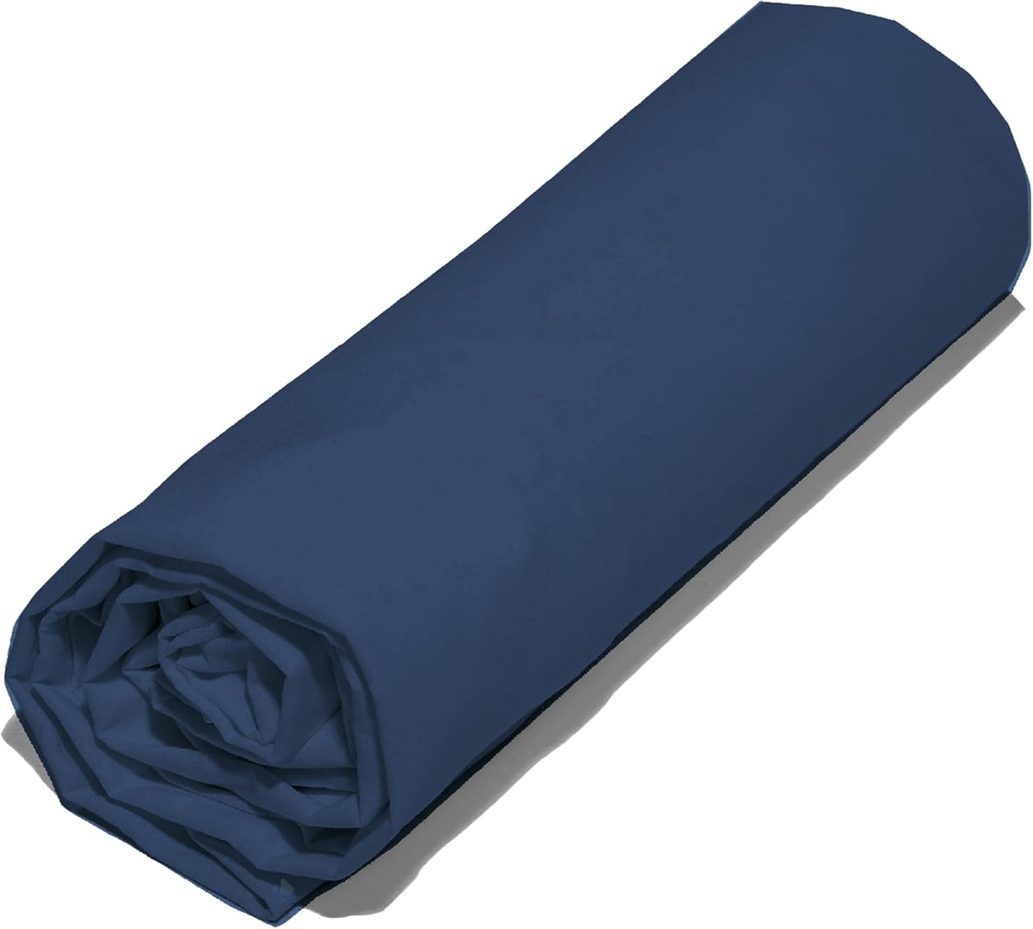 Drap housse Satin de Coton Indigo