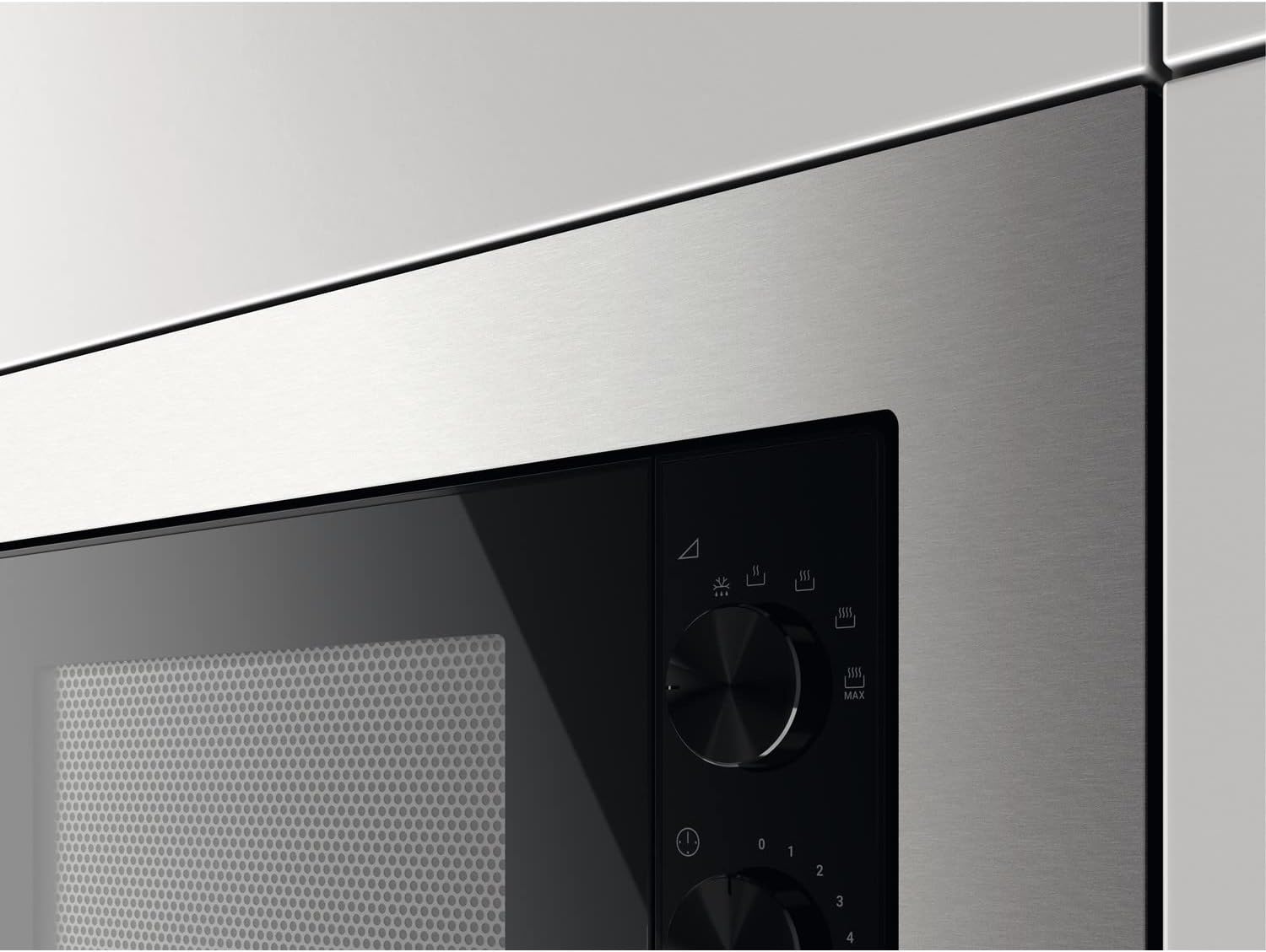 Micro-ondes encastrable 17L inox anti- traces