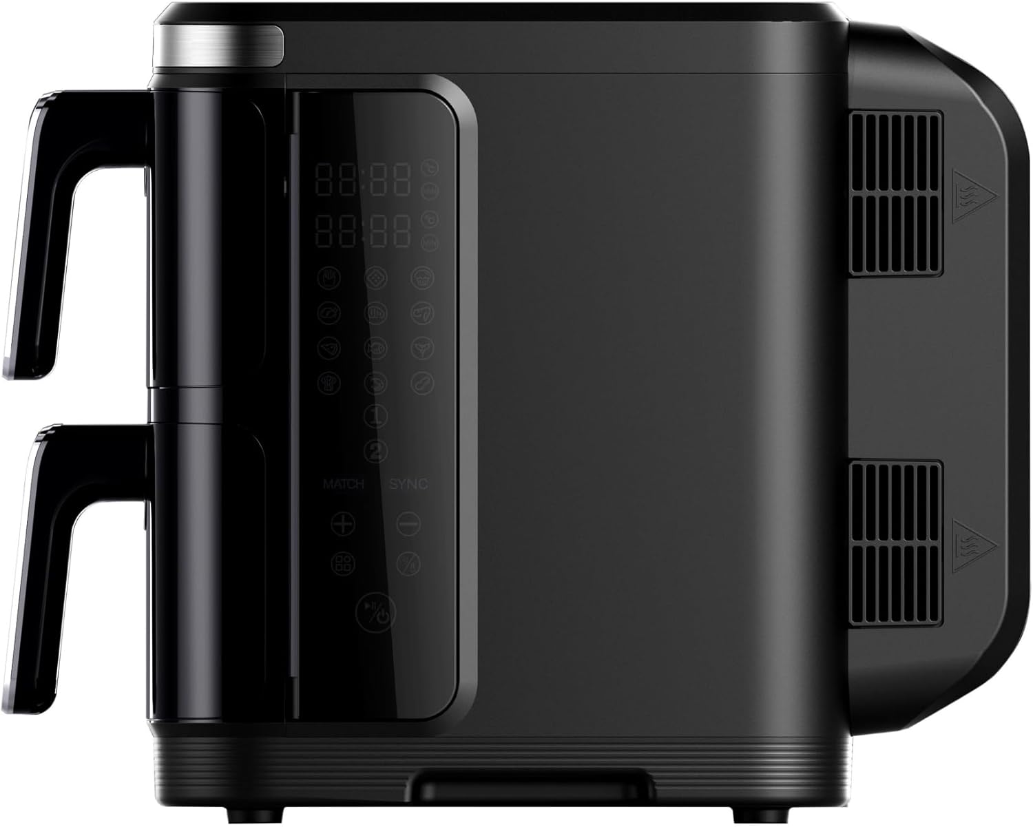 Friteuse à air chaud Air fryer double panier verticale avec fenêtre 11L 2800W