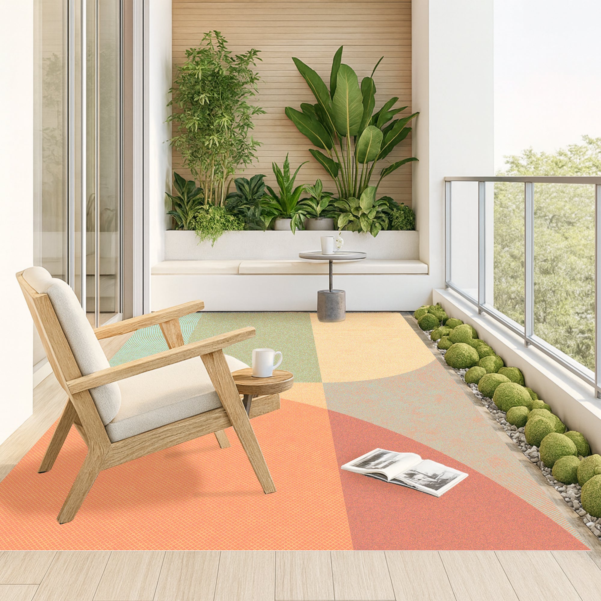 Tapis adhésif en vinyle pour intérieur / extérieur – Palm Springs