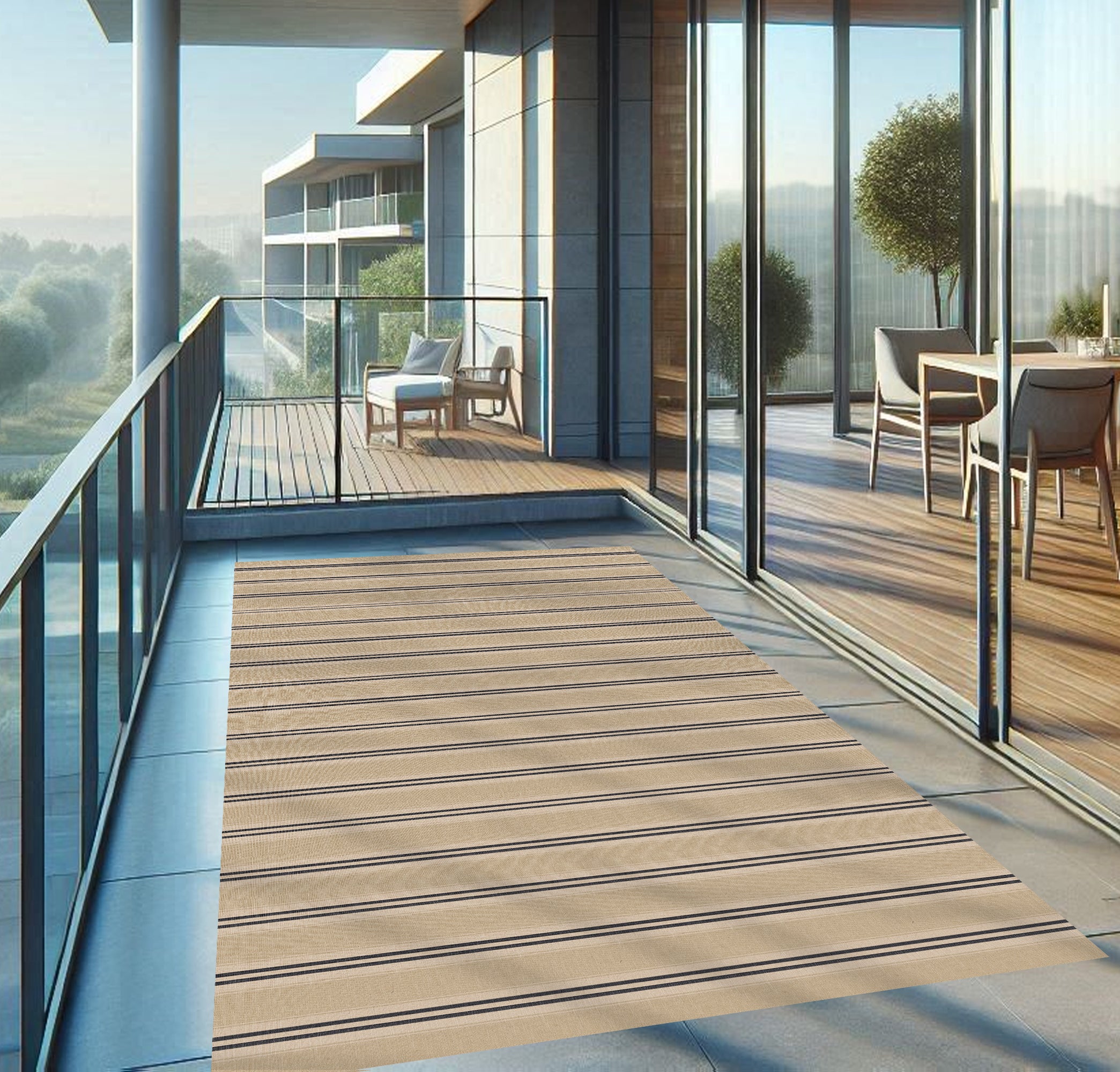 Tapis adhésif en vinyle pour intérieur / extérieur - Joau