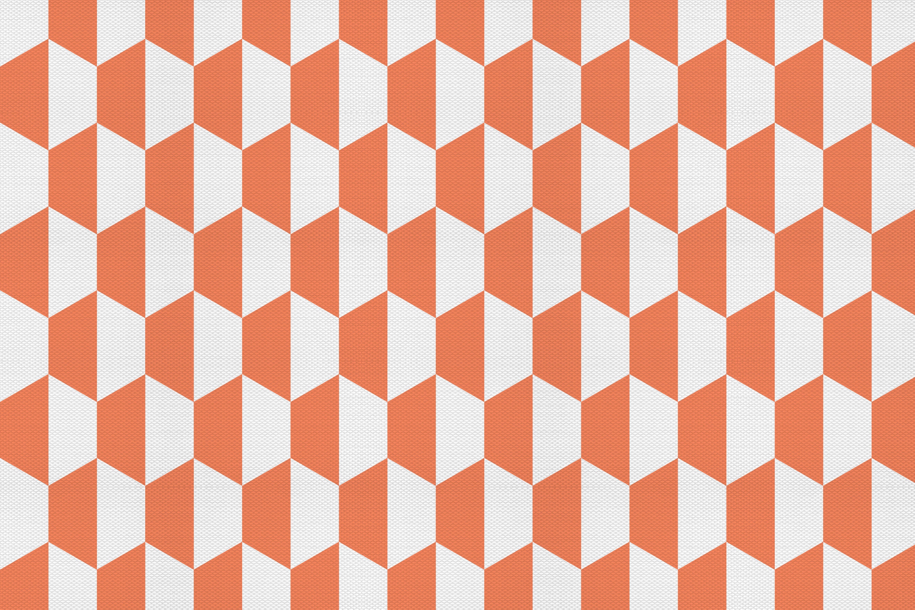 Tapis adhésif en vinyle pour intérieur / extérieur - Hexa Terracotta