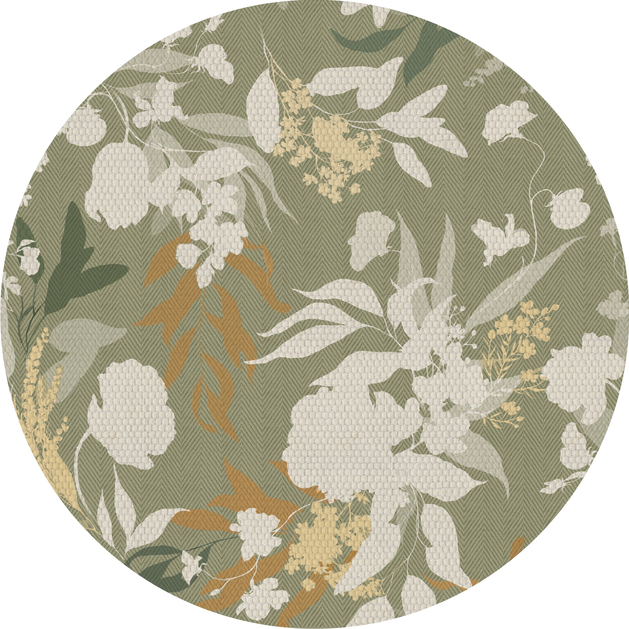 Tapis adhésif en vinyle pour intérieur / extérieur - Jardín vert