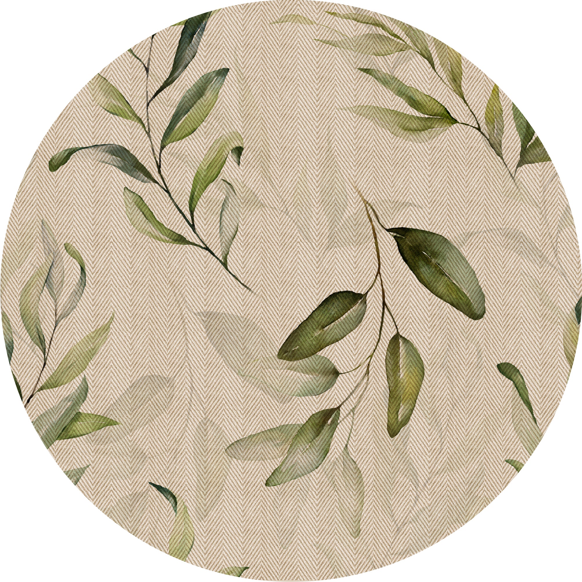 Tapis adhésif en vinyle pour intérieur / extérieur - Jardín français