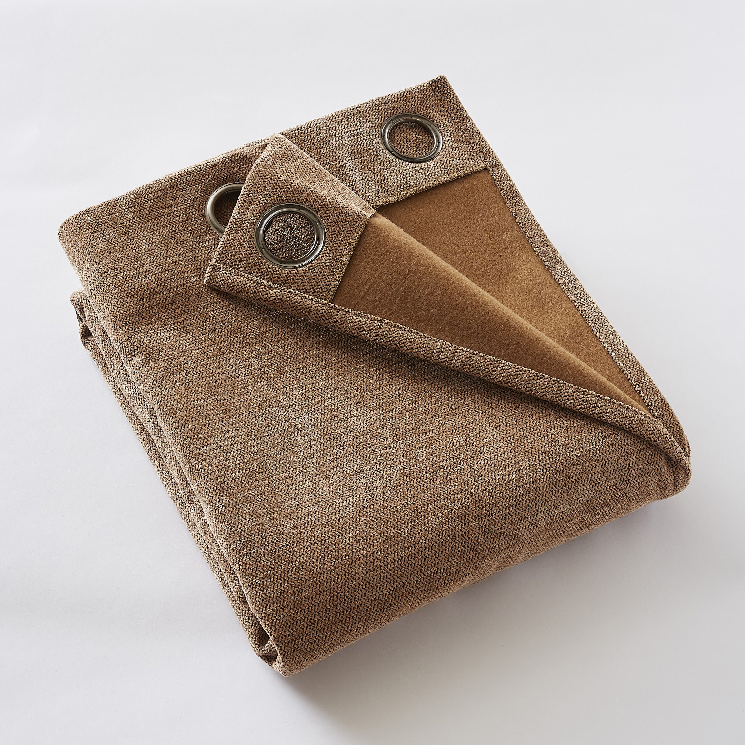 Rideau 140 x 240 cm Occultant + polaire BJORN Camel