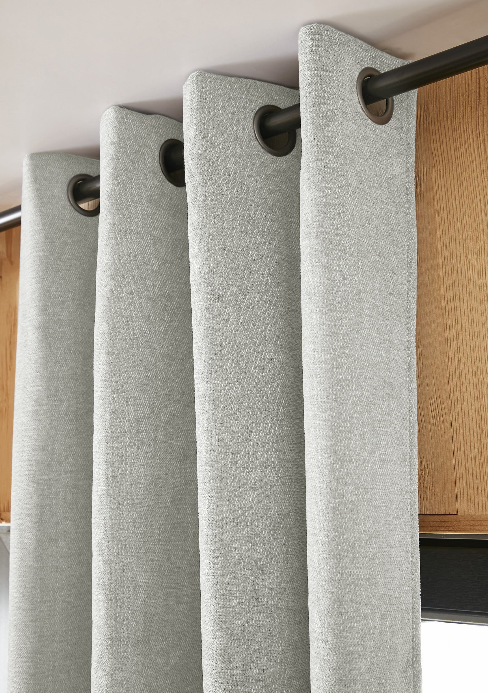 Rideau 140 x 240 cm Occultant + polaire BJORN Eucalyptus