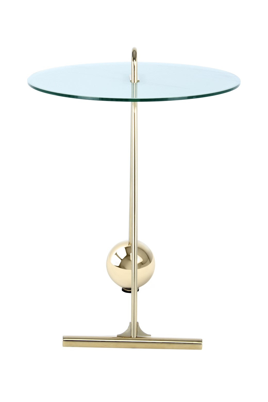 Table d'appoint or blanc - Pendulum