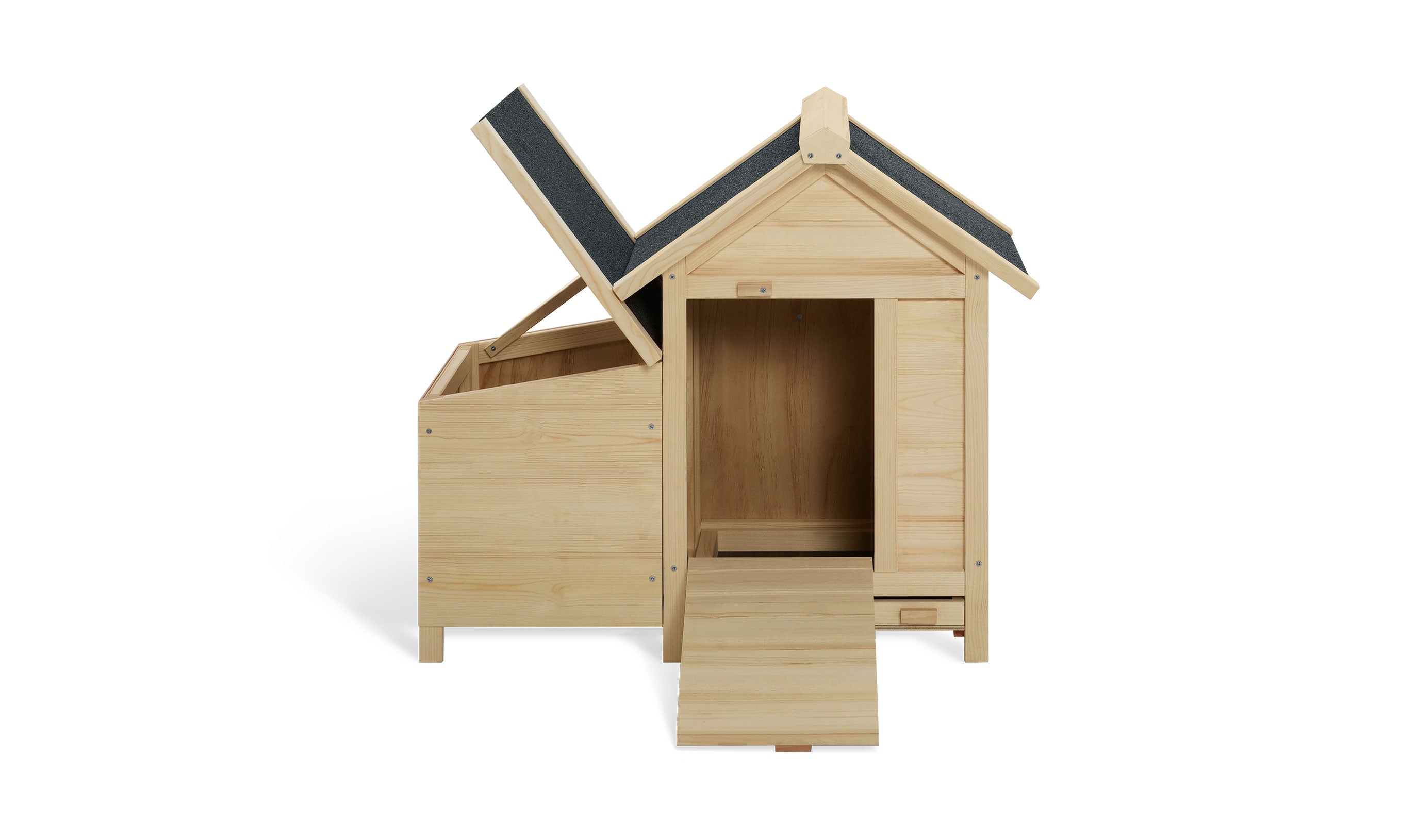 Poulailler Casita en bois avec pondoir intégré - 2 poules