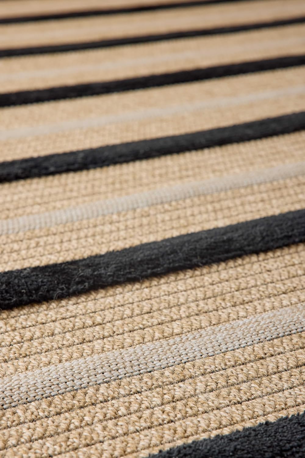 Tapis motifs géométriques noir - Palma