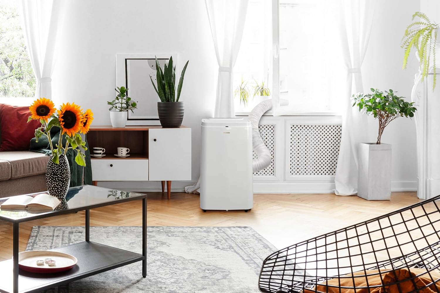 Climatiseur mobile Blanc 12000 BTU Classe A