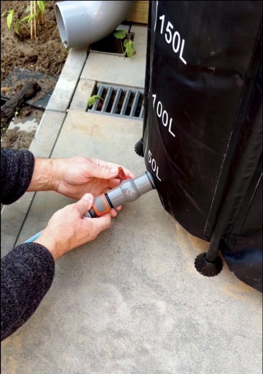 Réservoir d'eau de pluie pliable - 350 L