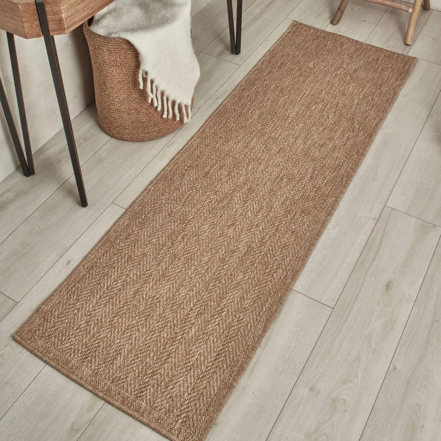 Tapis aspect jute nature beige - Nature