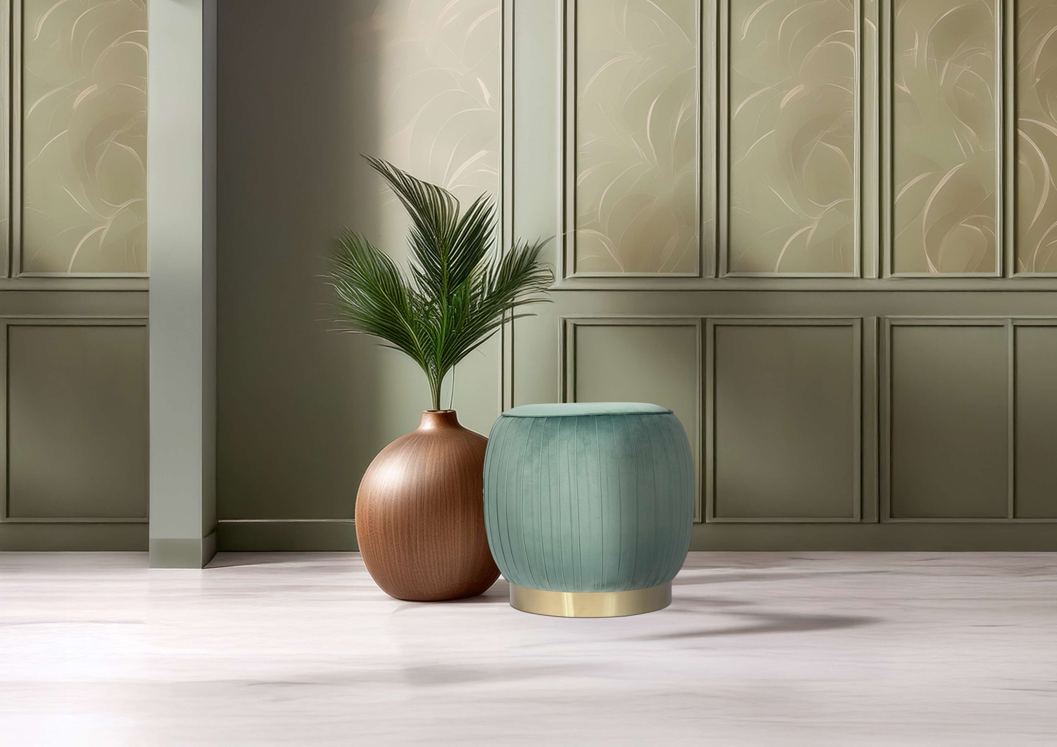 Tabouret menthe - Lyla