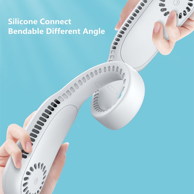 Ventilateur portable de cou blanc