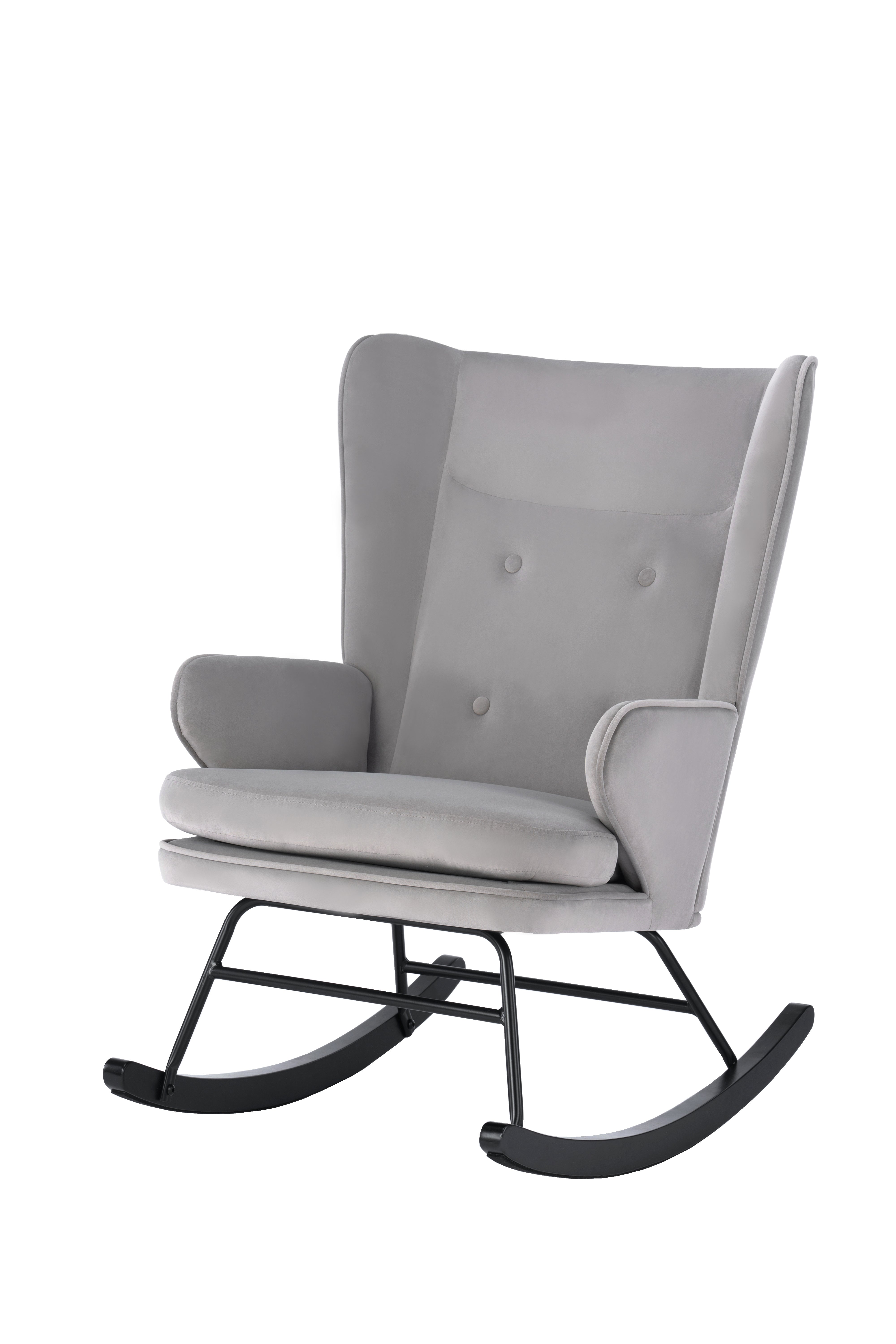 Fauteuil à bascule gris - Melodie