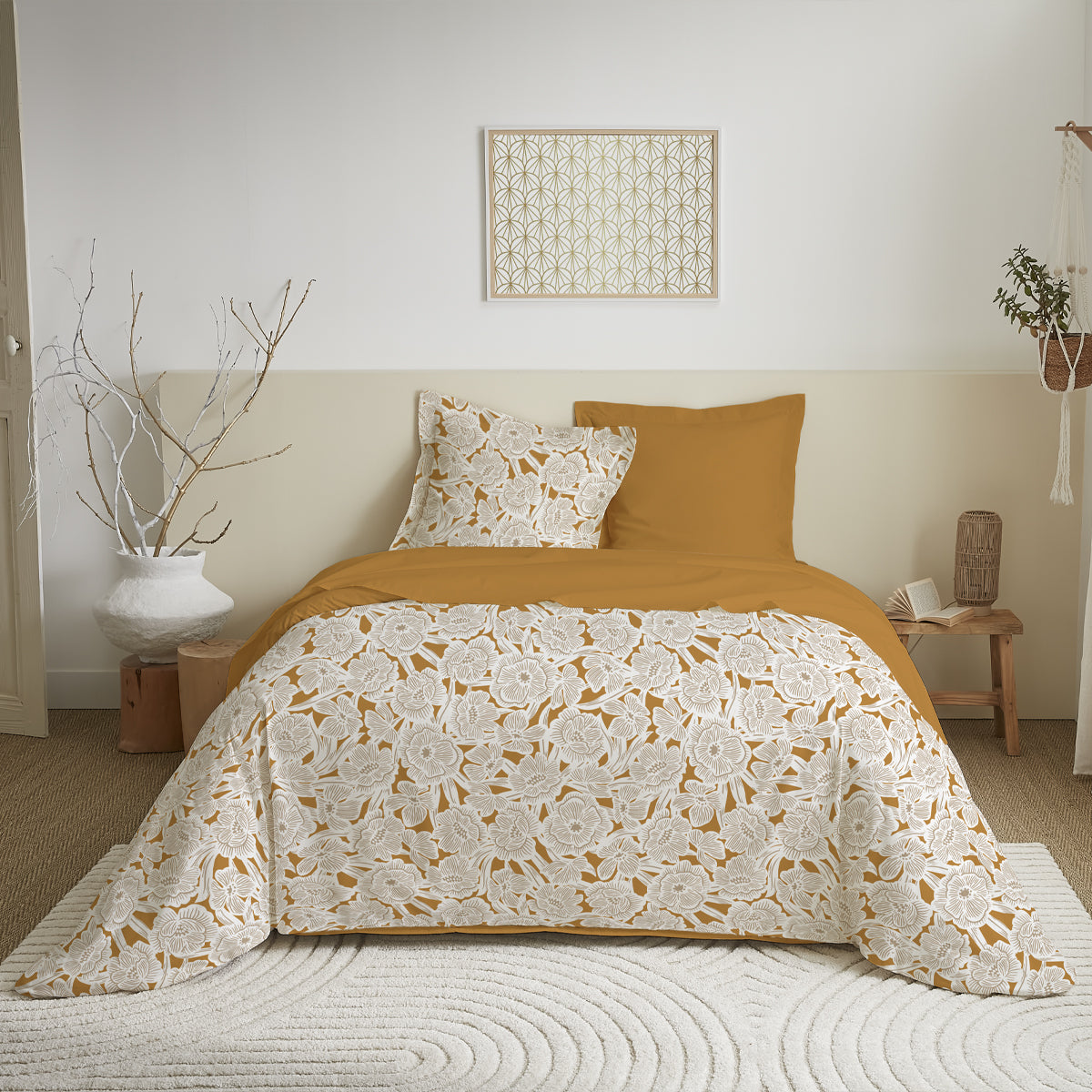 Parure de couette réversible pour lit 240 x 220 cm 13 modèles au choix