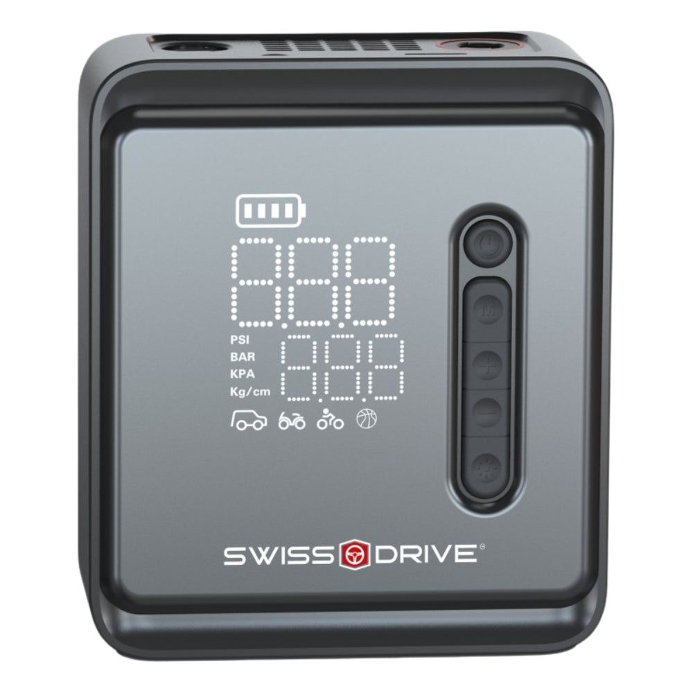 Mini Compresseur Portable Swiss Drive 150 PSI – Recharge USB