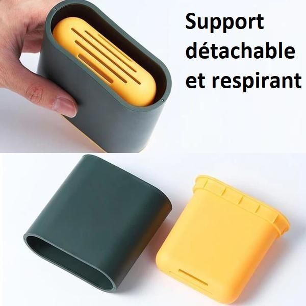 Brosse WC Flexible en Silicone, ultra hygiénique