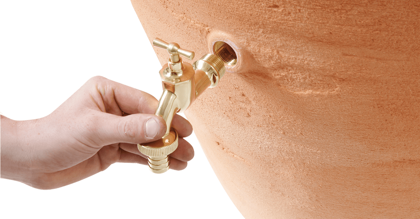 Réservoir Antik Amphore 250 L, terracotta