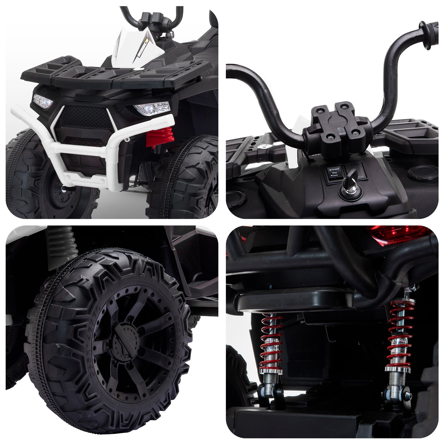 Quad électrique Blanc - 36m+