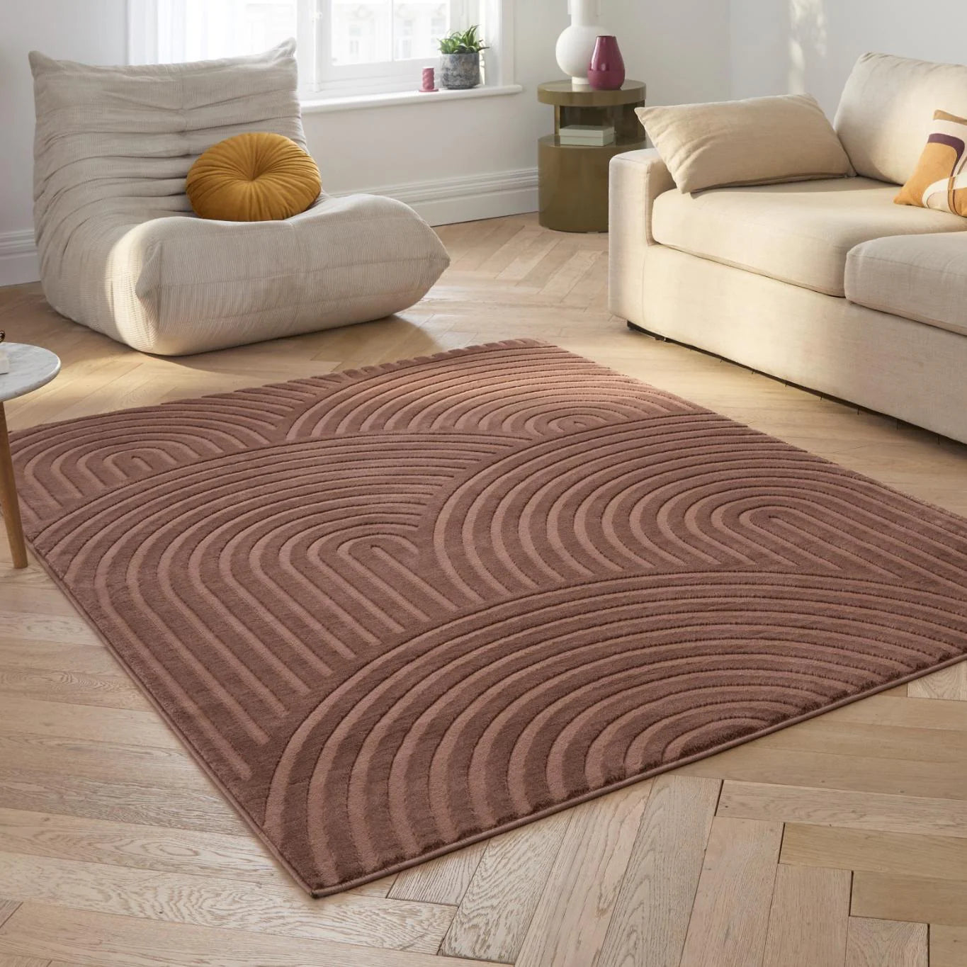 Tapis d'intérieur à motif arc - Bianca