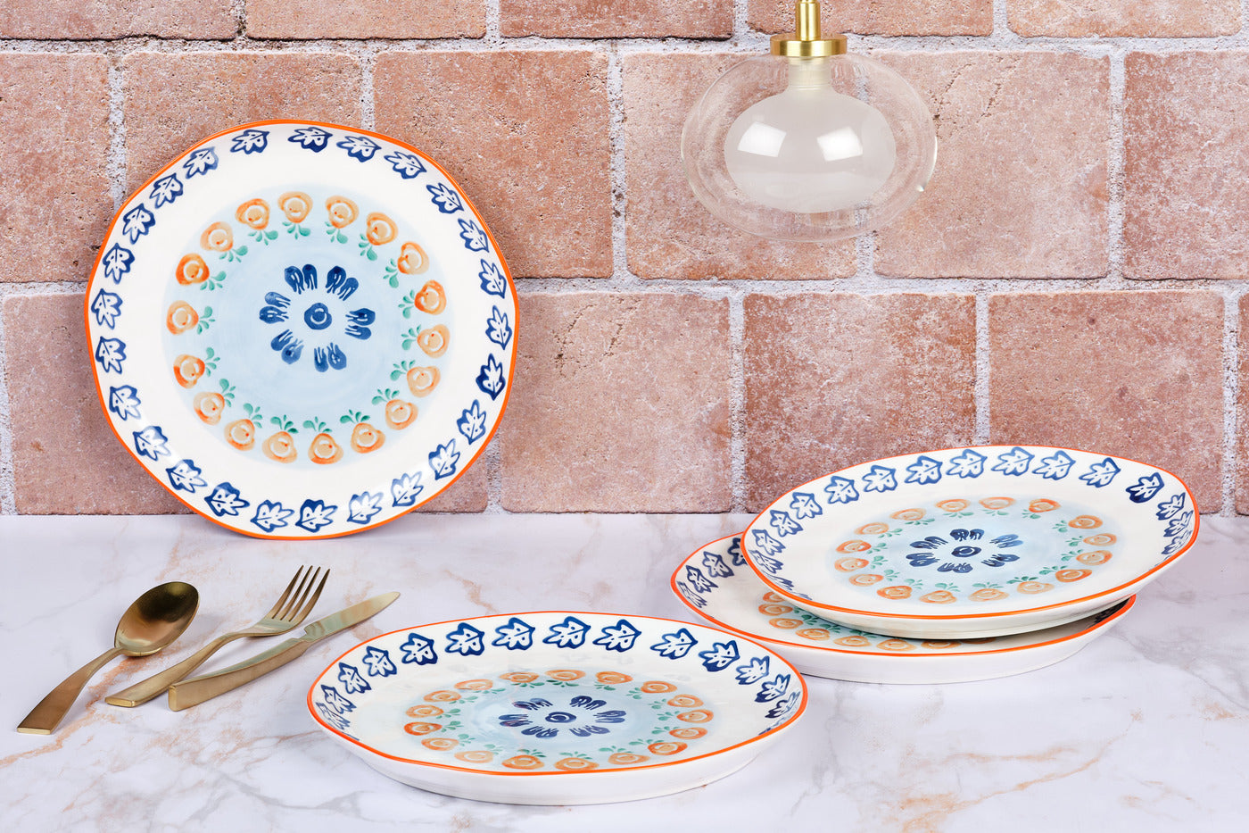 Assiette NAPOLI Ø27cm - 4 pièces - AGRUMI