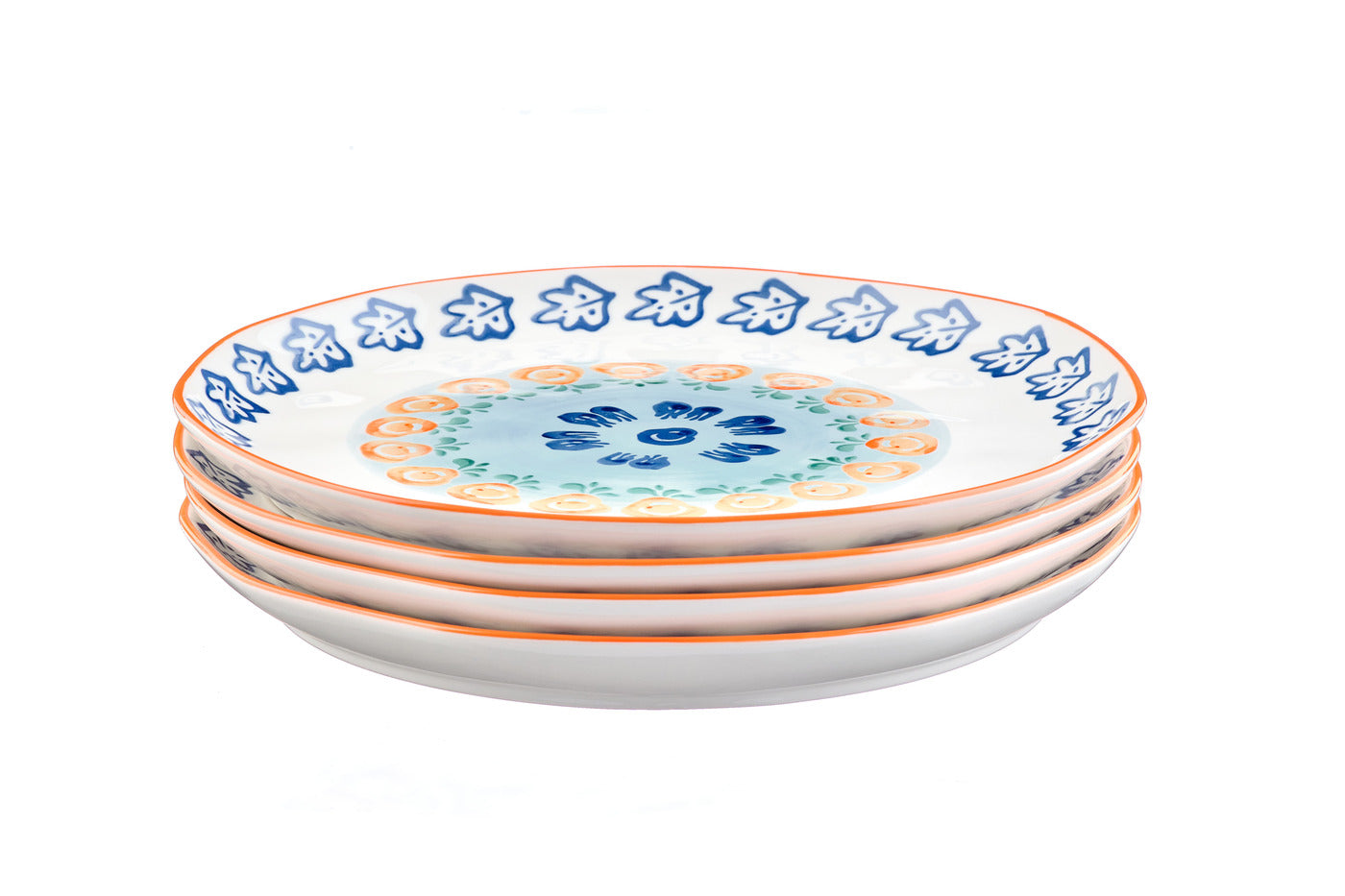 Assiette NAPOLI Ø27cm - 4 pièces - AGRUMI