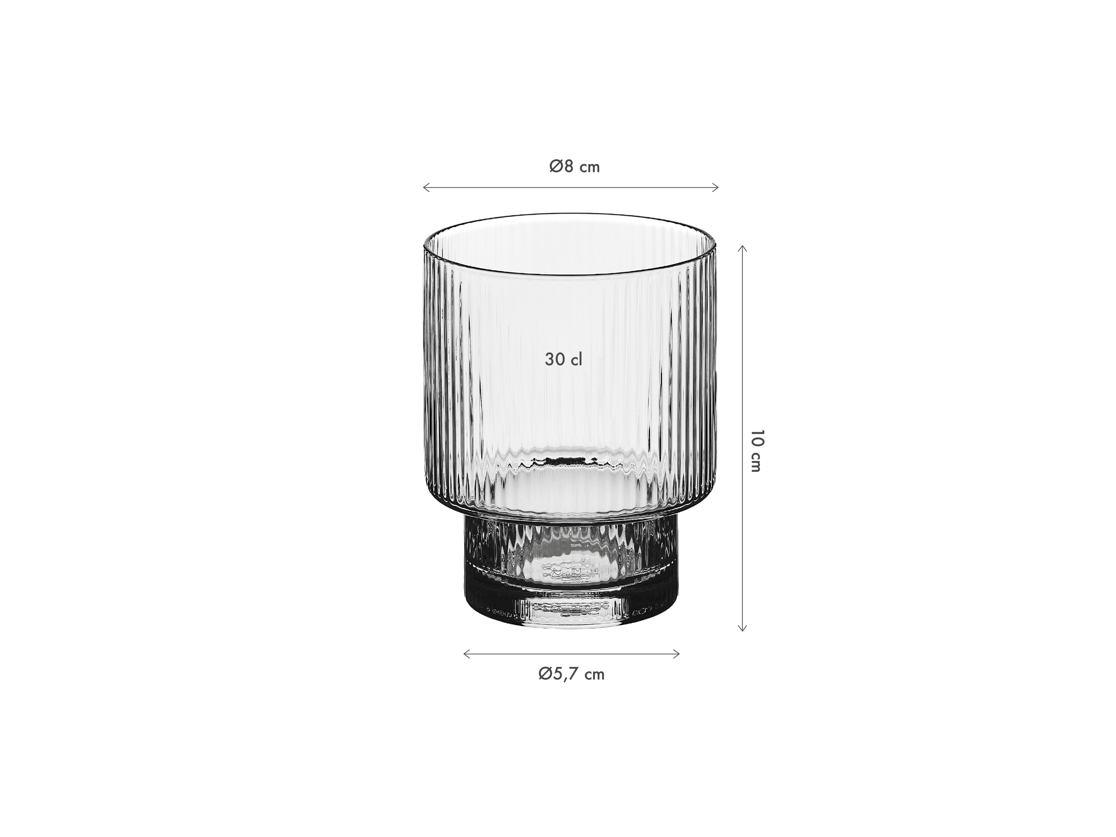 Gobelet 30cl LINJE - 6 pièces