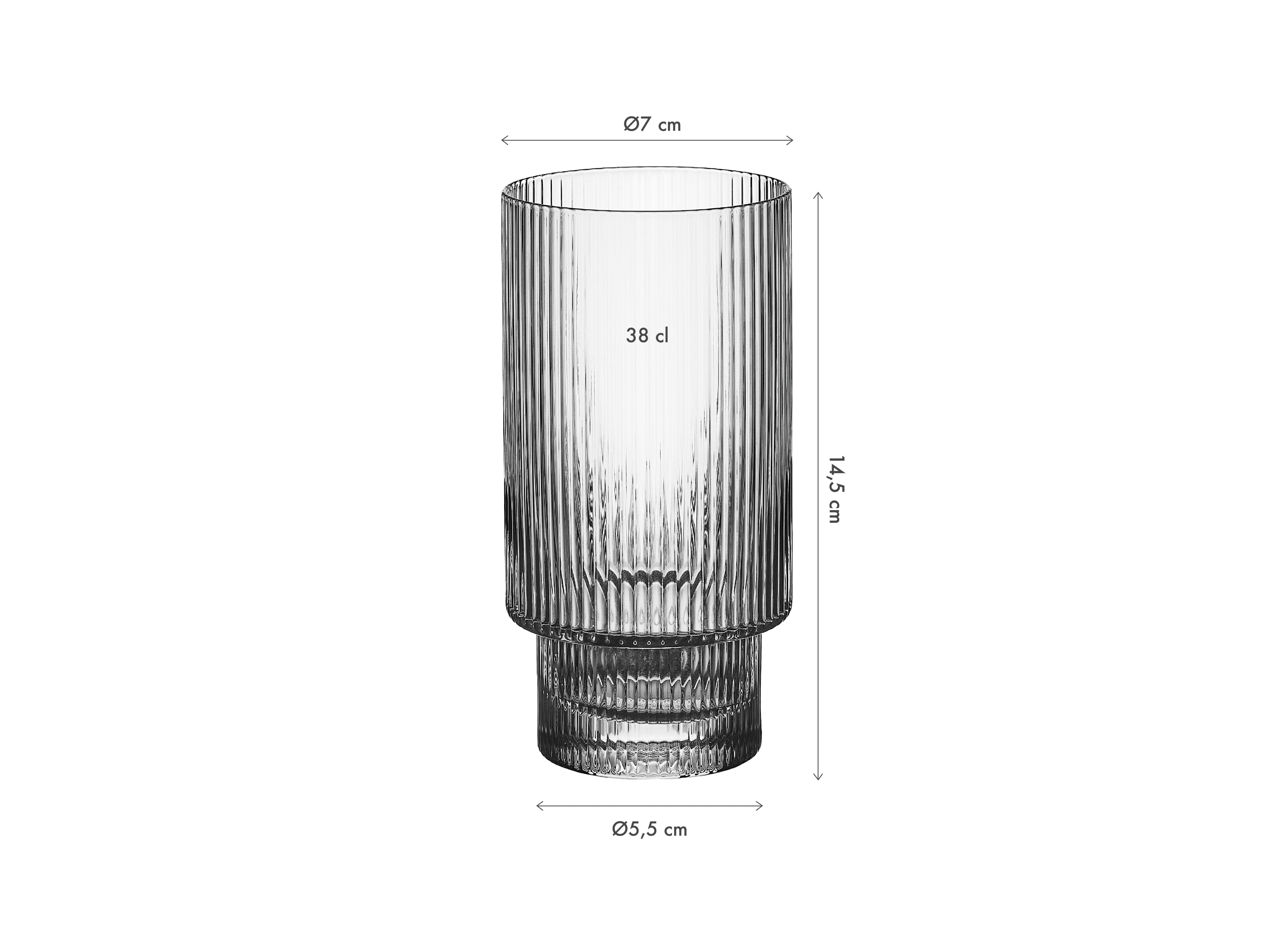 Gobelet 38cl LINJE - 6 pièces