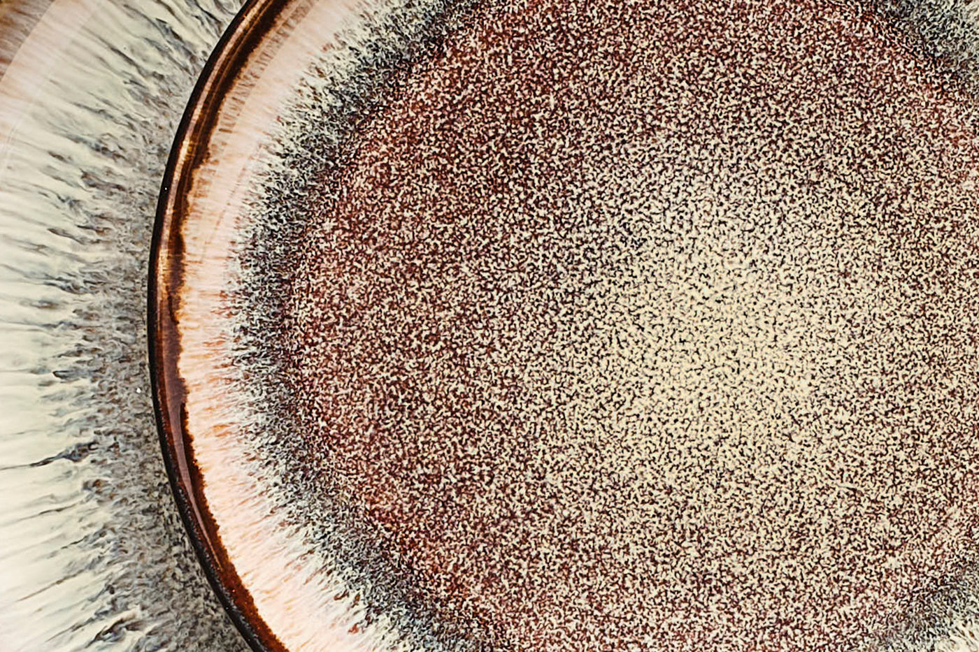 Assiette IRIS Ø16cm - 6 pièces - Marron sauvage