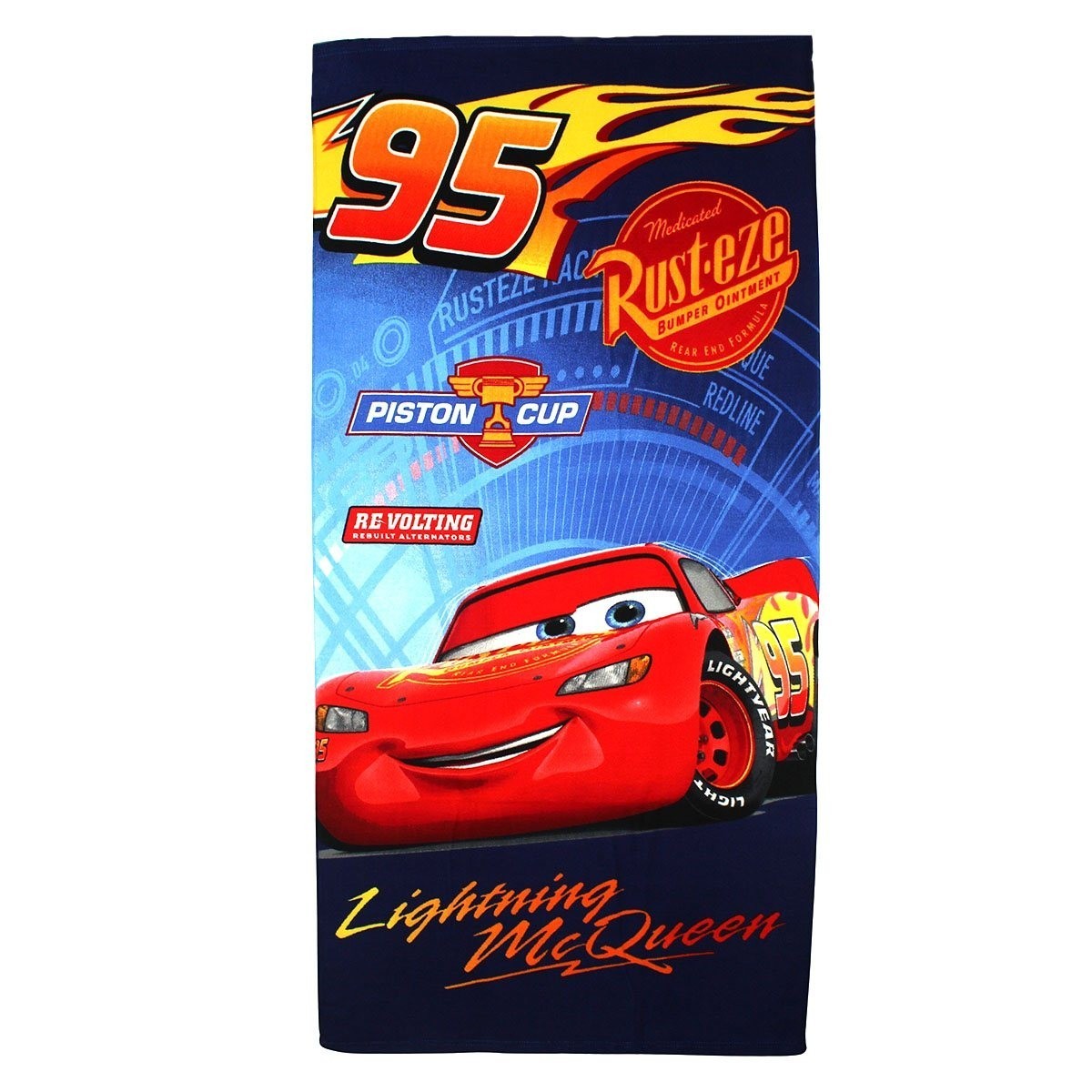 Serviette cars 70x140cm, Bleu
