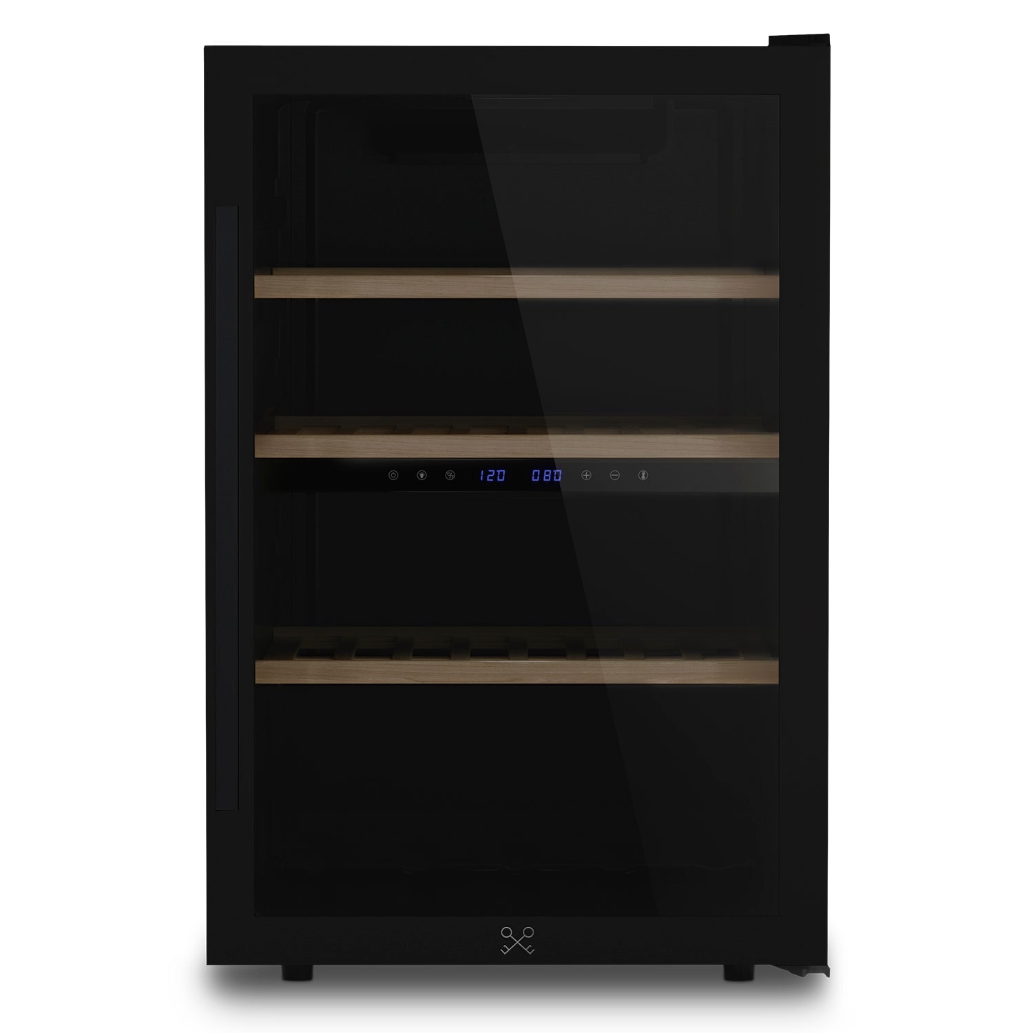 Cave à vin Dual zone 62 bouteilles pose libre - Noir