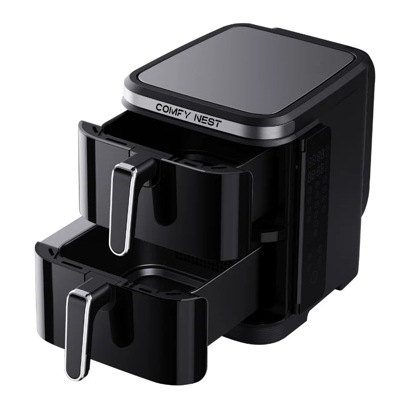 Friteuse à air chaud Air fryer double panier verticale 11L 2800W