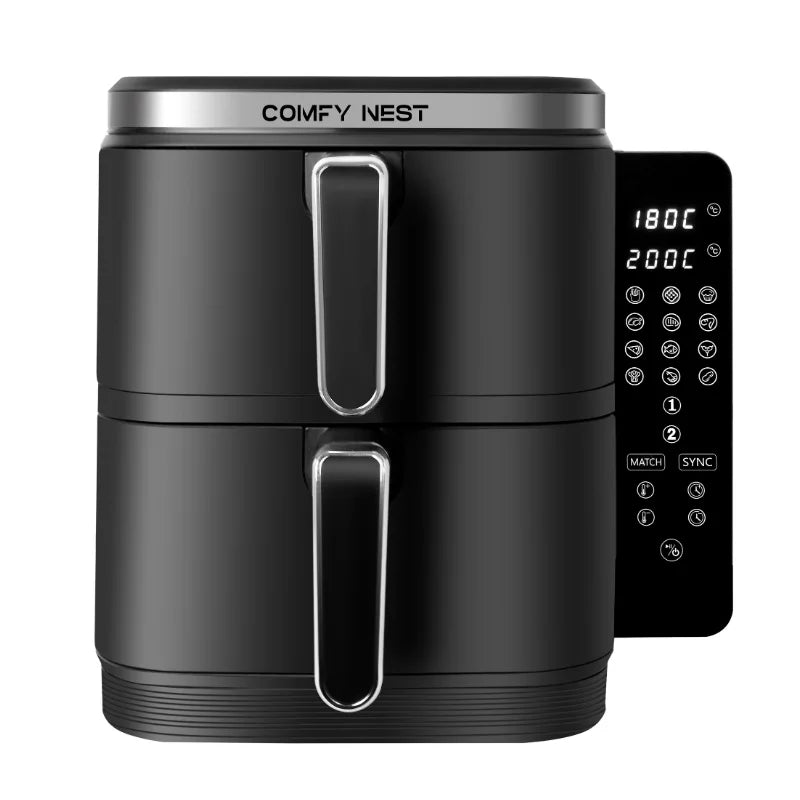 Friteuse à air chaud Air fryer double panier verticale 11L 2800W