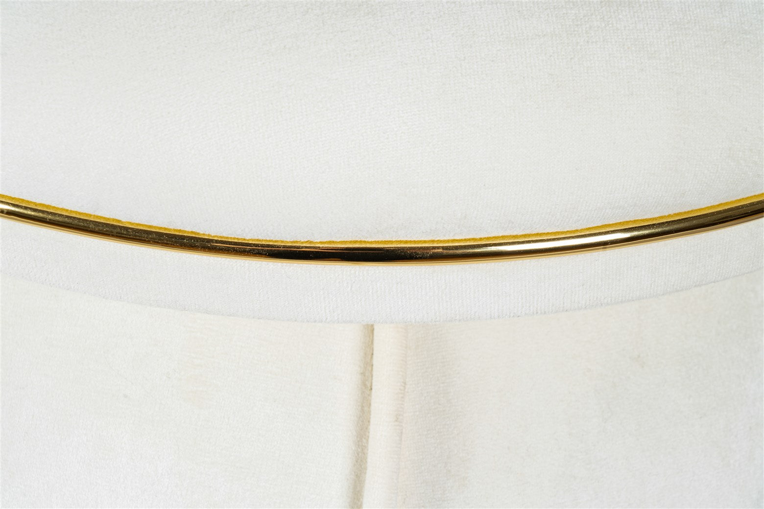 Tabouret ivoire / doré - Corinne